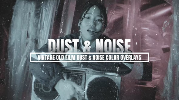 Videohive Vintage Old Film Dust and Noise Color Overlays