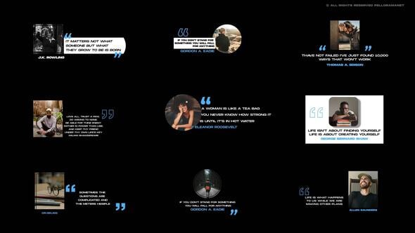 Videohive Quotes Titles with Photos | After Effects