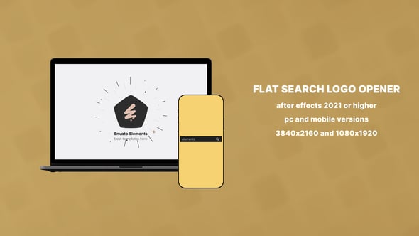 Videohive After Effects Flat Search Logo Opener for PC and Mobile