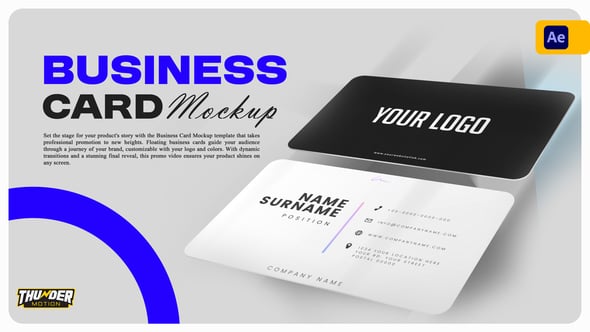 Videohive Business Card Mockup