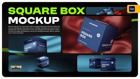 Videohive Square Box Mockup