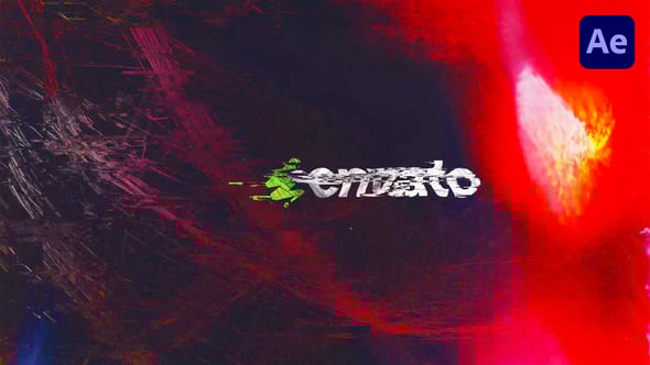 Videohive Retro Glitch Logo 54890808