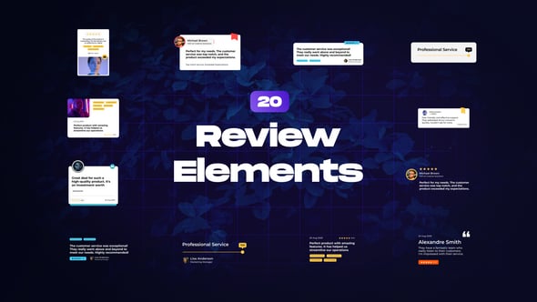 Videohive Review & Rating Elements