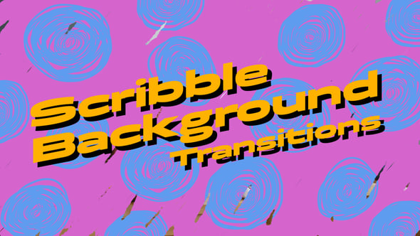 Videohive Scribble Background Transitions
