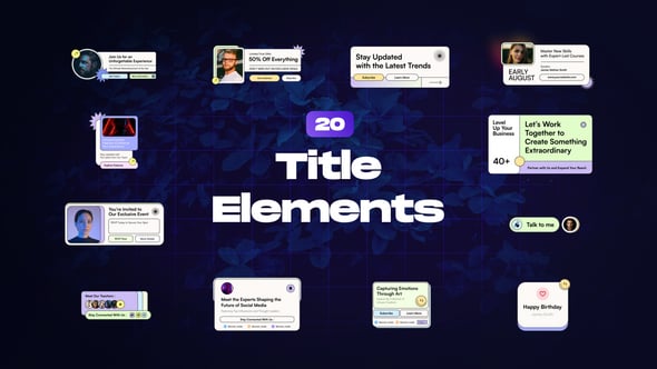Videohive Modern Title Animations 54877098