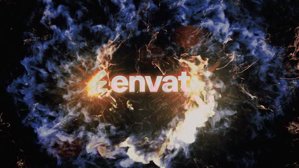 Videohive Vortex Fire Logo Reveal