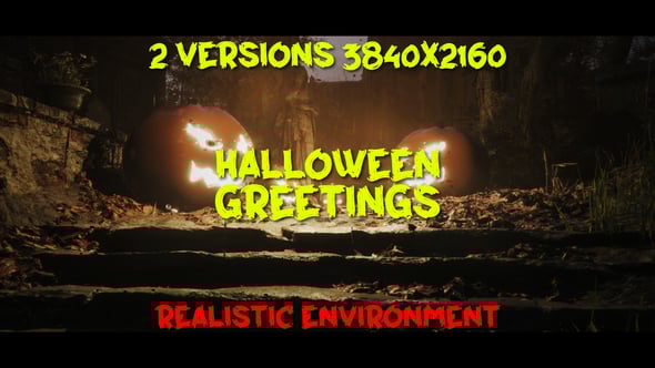 Videohive Halloween Greetings 54945499