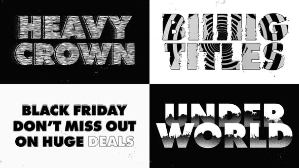 Videohive Glitch Text Animation 55005966