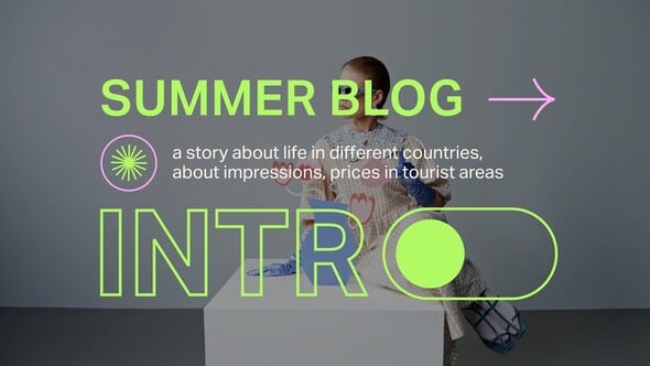 Videohive Summer Blog Intro 55342921
