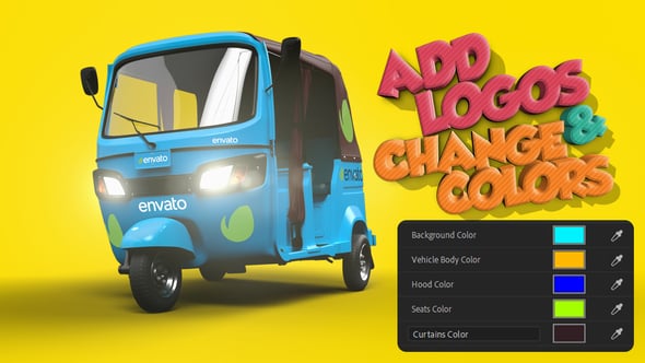Videohive Auto Rickshaw