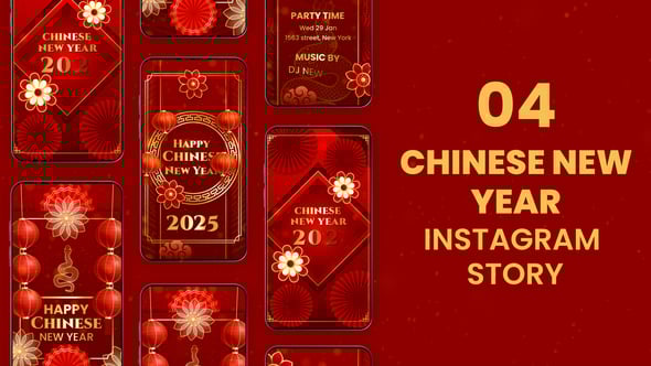 Videohive Chinese New Year Instagram Stories 55544312