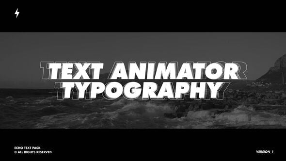 Videohive Echo Titles | After Effects
