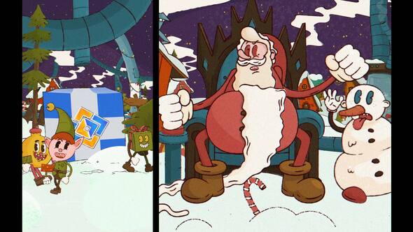 Videohive Cartoon Christmas Gift