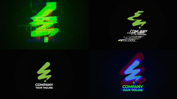 Videohive Glitch Logo 55408812