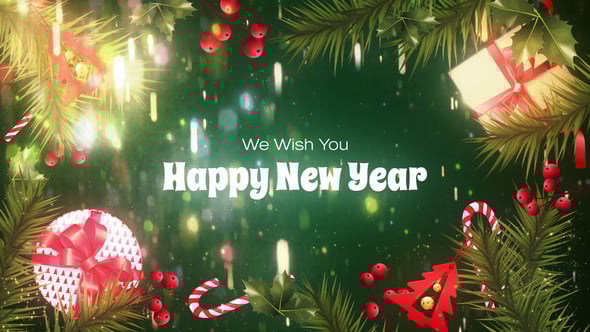 Videohive Happy New Year Wishes 55468218
