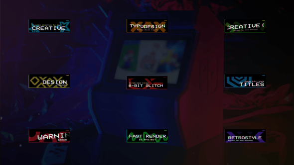 Videohive 8-Bit Titles