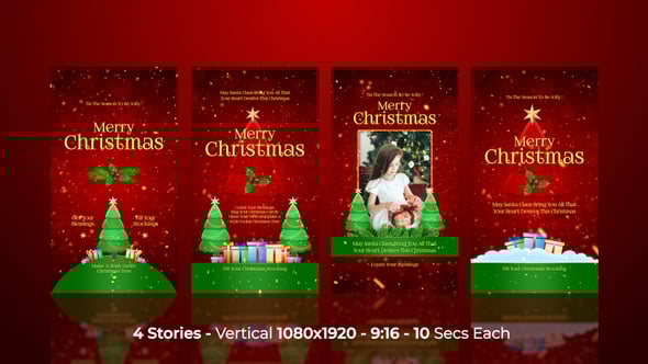 Videohive Christmas Instagram Stories 55352558
