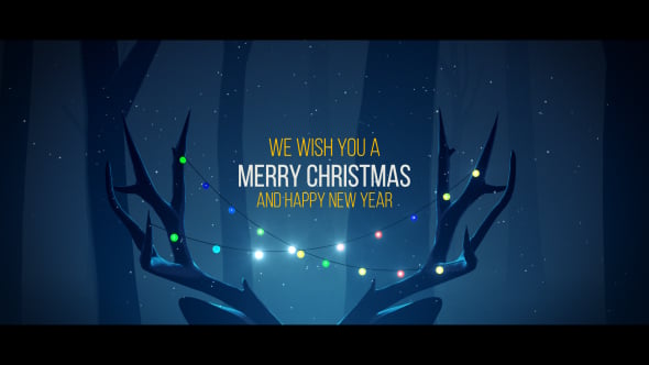Videohive Christmas Deer 18928647