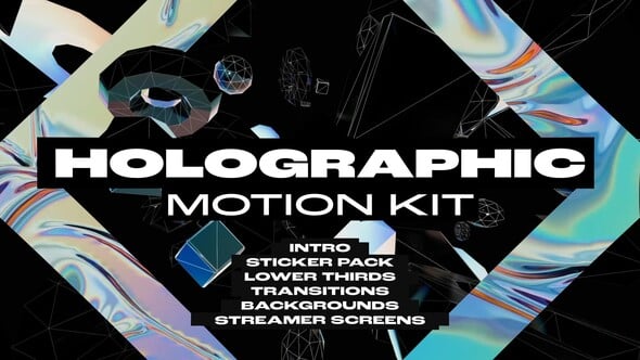 Videohive Holographic Motion Kit