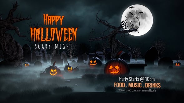 Videohive Halloween Scary Night 55039758