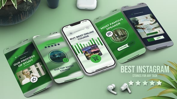 Videohive Online Educational Course Promo Vertical Reels