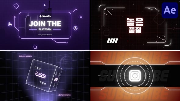 Videohive Hud Typography for After Effects