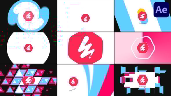 Videohive Stylish Logo Transitions for After Effects 55382917