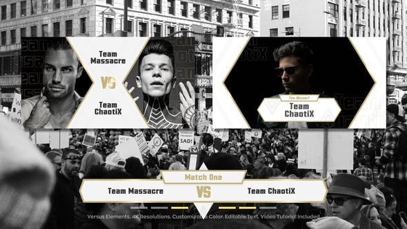 Videohive Versus Elements
