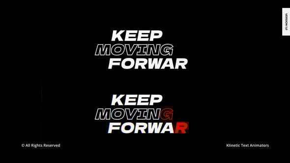 Videohive Kinetic Text Animators | AE