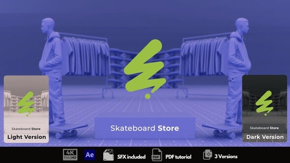Videohive Skateboard Store Promo
