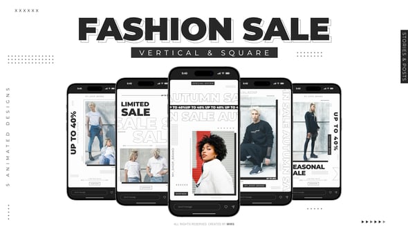 Videohive Stories & Posts: Fashion Sale