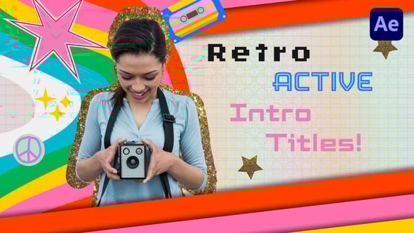 Videohive Retro Active Title Intro