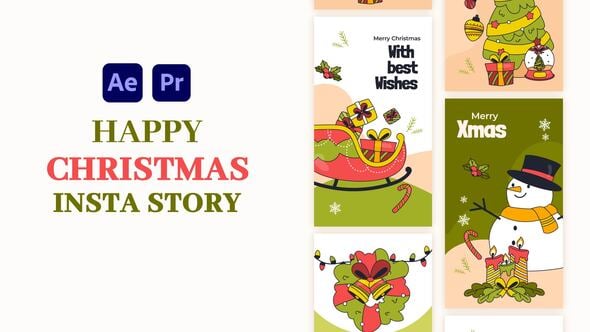 Videohive Christmas Celebration Instagram Story