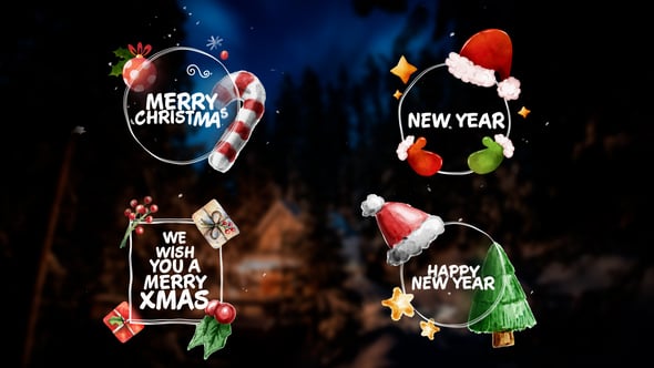 Videohive Christmas Titles – Lower Thirds