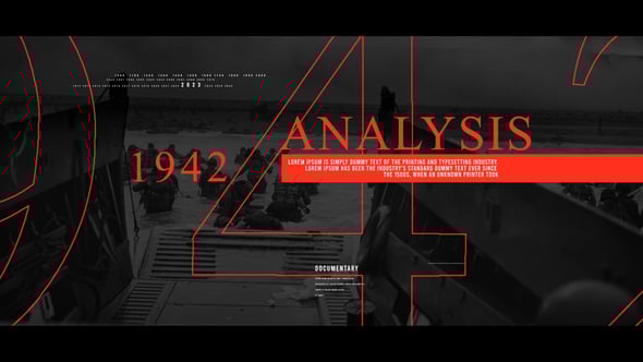 Videohive Documentary Timeline
