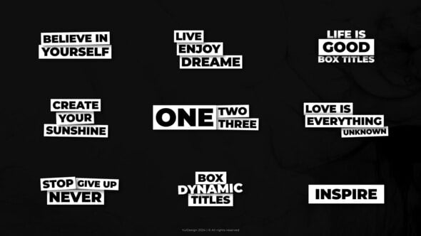 Videohive Dynamic Box Titles | After Effects