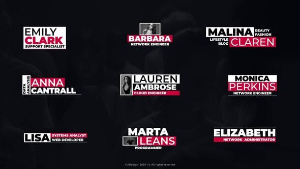 Videohive Simple Lower Thirds | AE 55853733