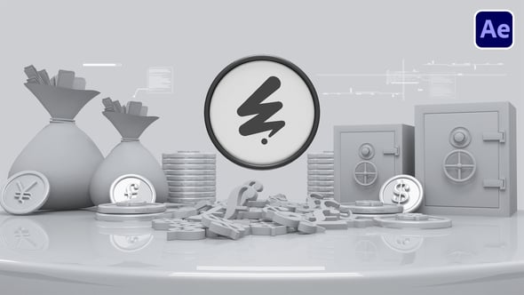 Videohive Money Logo Reveal 55640197