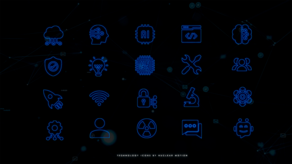 Videohive Technology Icons 55920908
