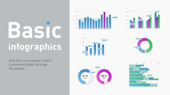 Videohive Basic infographics