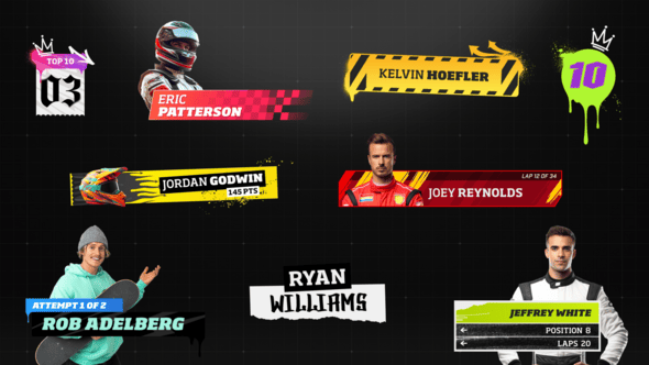 Videohive Extreme Sport Lower Thirds