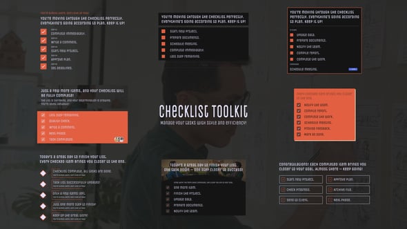 Videohive Checklist Toolkit