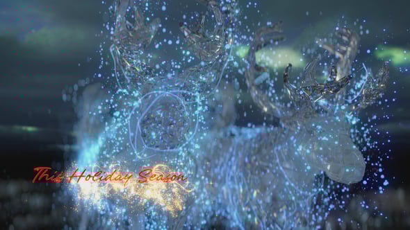 Videohive Santa Sleigh Reveal