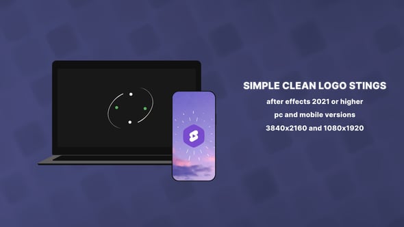 Videohive After Effects Simple Clean Logo Stings for PC and Mobile