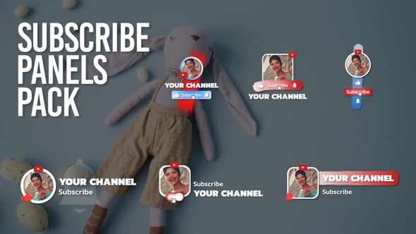 Videohive Subscribe Panels 55639141