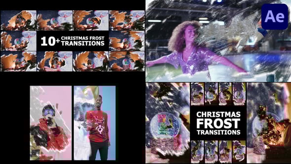 Videohive Christmas Frost Transitions | After Effects