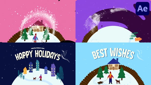 Videohive Christmas Greetings | After Effects 55862272