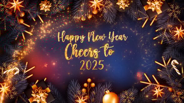 Videohive Christmas Card I Happy New Year 2025 Card