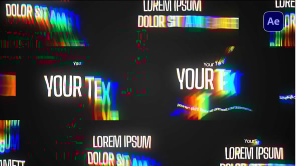 Videohive RGB Text Animation 55204470