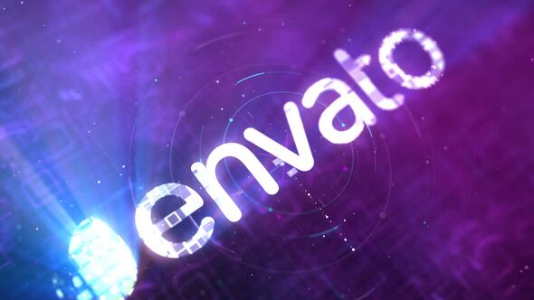 Videohive Hud light rays Logo Reveal